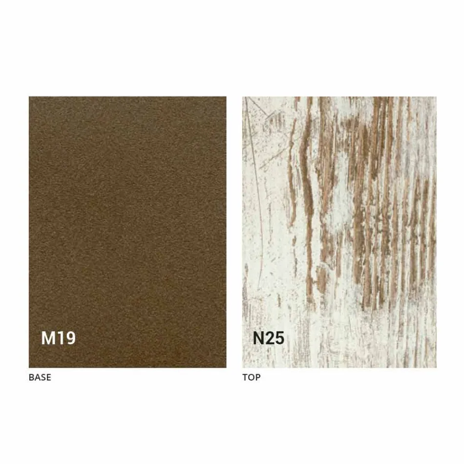 Konsolë në dru dhe metal të zgjerueshëm deri në 295 cm prodhuar në Itali - Timedio Viadurini