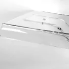 Konsolë pleksiglas për hyrje ose dhomë të ndenjes Prodhuar në Itali - Tenesi Viadurini