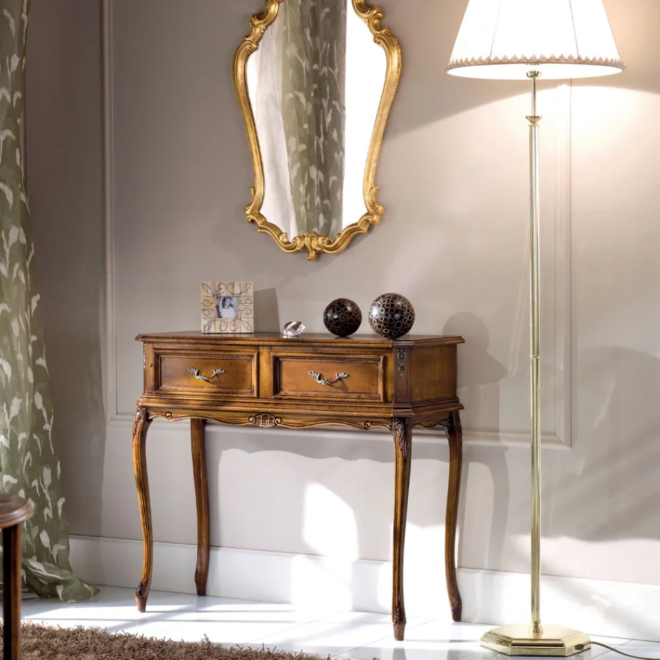 Konsola klasike e hyrjes prej druri me sirtarë Prodhuar në Itali - Richard Viadurini