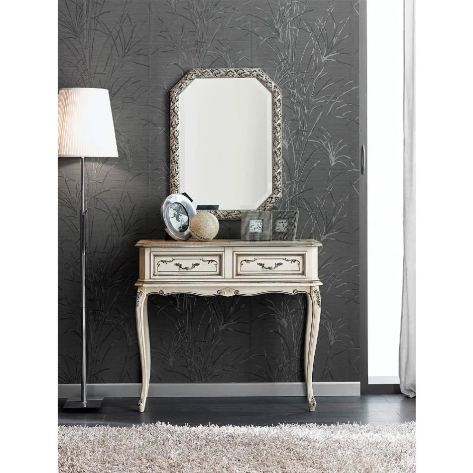 Konsola klasike e hyrjes prej druri me sirtarë Prodhuar në Itali - Richard Viadurini