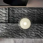 Qelizë Hyrëse Projektimi Qelqi dekoruar me ekstra të ndertuar në Itali - Sestola Viadurini