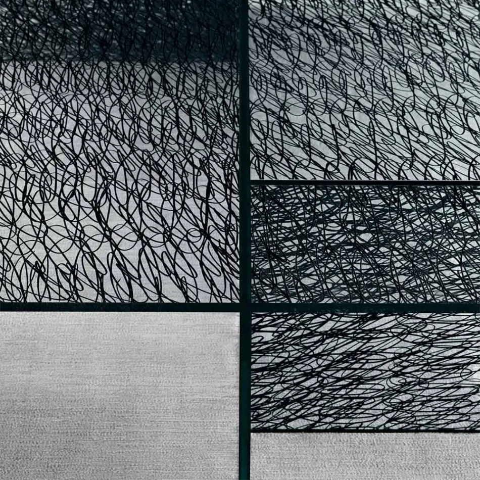 Qelizë Hyrëse Projektimi Qelqi dekoruar me ekstra të ndertuar në Itali - Sestola Viadurini