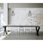 Konzola moderne e zgjatur deri në 300 cm me kornizë antraciti Prodhuar në Itali - Avventura Viadurini