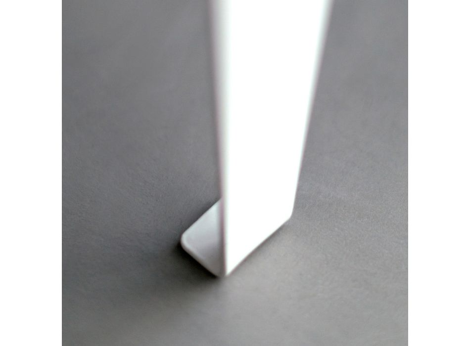 Konsolë Moderne e Dizajnit Minimal në Metal me Ngjyrë Prodhuar në Itali - Benjamin Viadurini