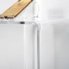 Tavolinë Konsole Moderne në Pleksiglas Transparent ose Shumëngjyrësh Prodhuar në Itali - Emy Viadurini