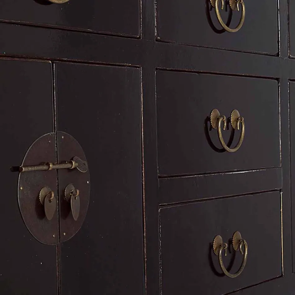 Vintage Design Table Elm Wood Console Table 5 Sirtarë Homemotion - Sonten Viadurini