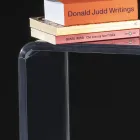 Konzola e dhomës së ndenjes në kristal akrilik minimal transparent - Amedea Viadurini