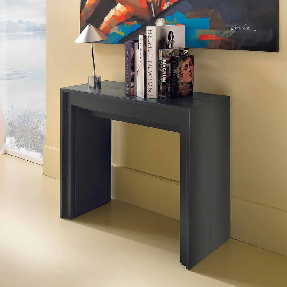 Tavolinë / tryezë ngrënieje e zgjatur, l. 42.50 / 302.50xp.90 cm, Alvaro Viadurini