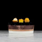 Enë luksoze e petëzuar nga mermeri në qendër - Leonida Viadurini