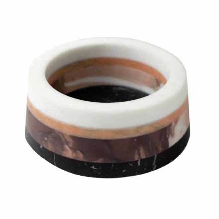 Enë luksoze e petëzuar nga mermeri në qendër - Leonida Viadurini