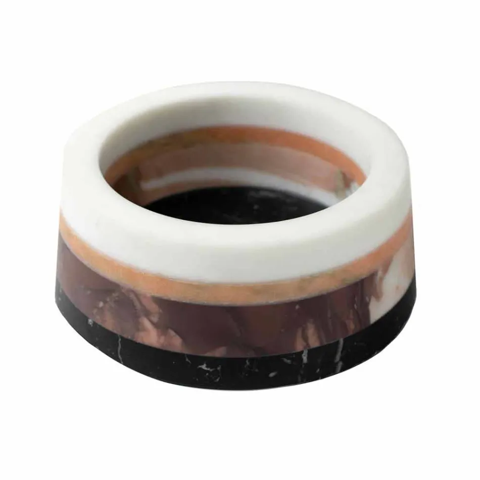 Enë luksoze e petëzuar nga mermeri në qendër - Leonida Viadurini