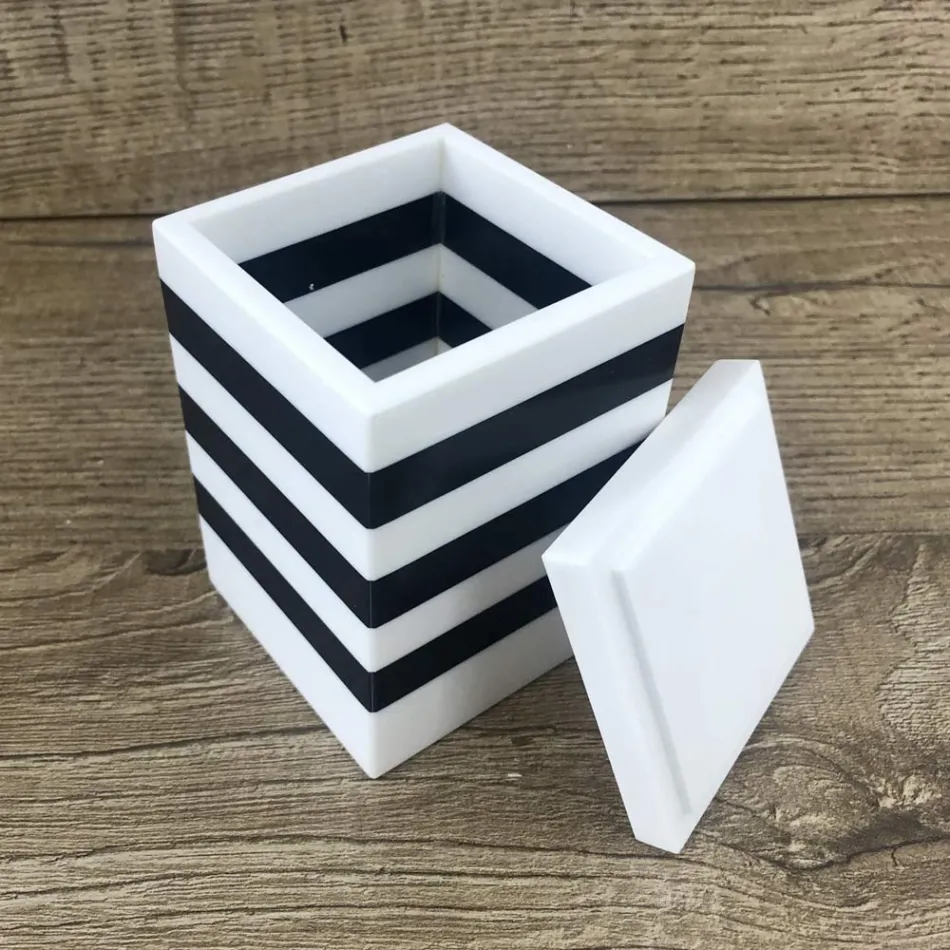 Enë erëza me kapak Corian Italian me Cilësi të Lartë - Erëza Viadurini