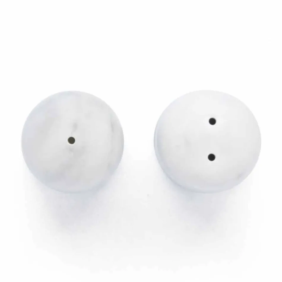 Kontejnerët e Kripës dhe Piperit në Carrara dhe Marquinia Mermer Made in Italy - Xino Viadurini