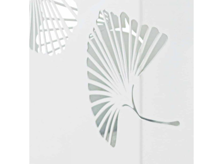 Çifti i ombrellës moderne në çelikun e pikturuar në lëvizje - Shi Viadurini