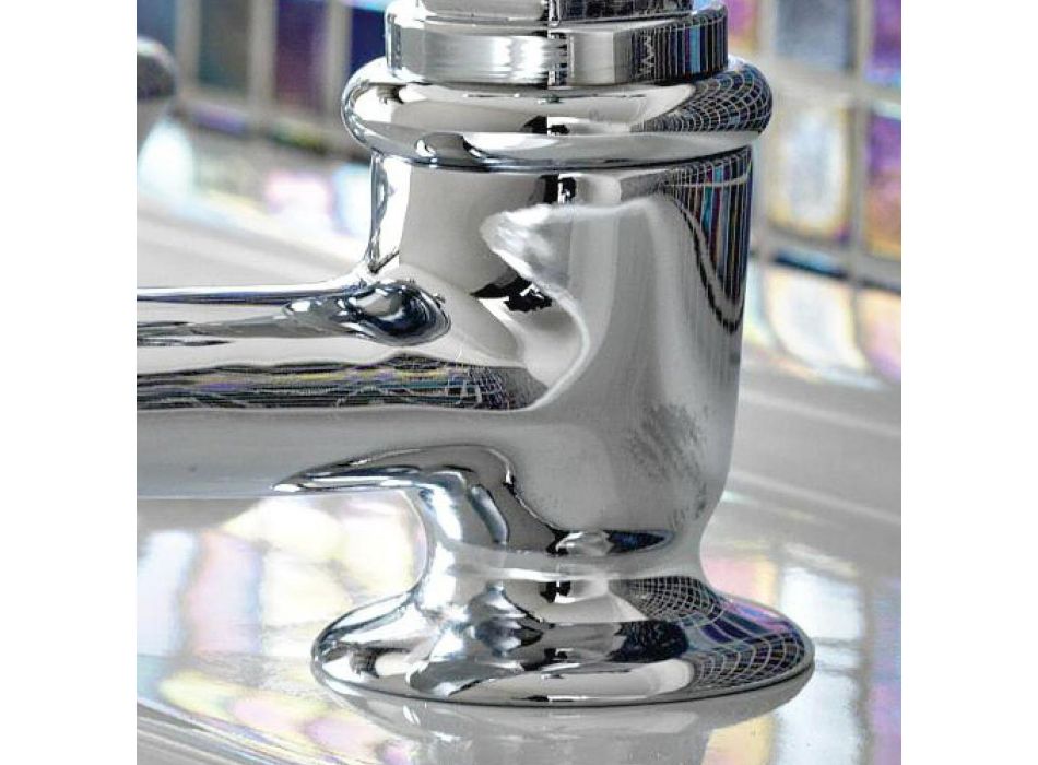 Çift rubinete legeni tunxhi me dizajn Vintage Prodhuar në Itali - Elisea Viadurini