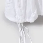 Mbulesa elegante karrige me mbështetëse për dhomën e ndenjes në Lino të Qëndisura - Panteo Viadurini