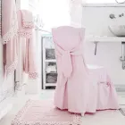 Mbulesa elegante e karriges për dhomën e ndenjes në ngjyrë pambuku me mbështetëse - Filippa Viadurini