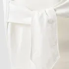 Mbulesa elegante e karriges për dhomën e ndenjes në ngjyrë pambuku me mbështetëse - Filippa Viadurini