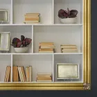 Kornizë plazma e murit në mur në dru ayus, bredh i bërë në Itali Giulio Viadurini