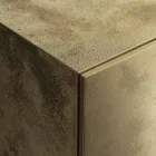 Bufe me 3 Dyer dhe 3 Rafte të Brendshme në Dru dhe MDF - Pesci Viadurini