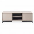 Sideboard modern i ulët në Mdf dhe Metal Made in Italy - Rohan