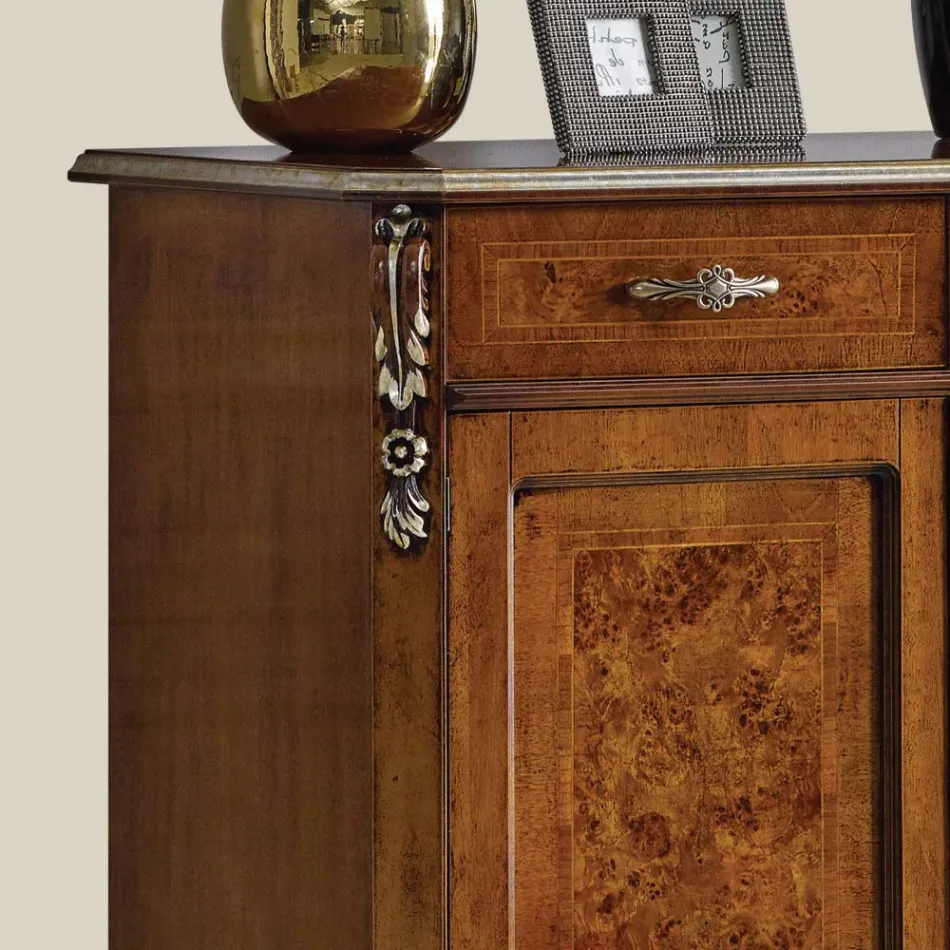 Kompleks klasik me 2 dyer dhe 2 sirtarë prej druri Prodhuar në Itali - Cheverny Viadurini