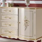 Kompleksi klasik prej druri me 2 dyer dhe 4 sirtarë Prodhuar në Itali - Windsor Viadurini