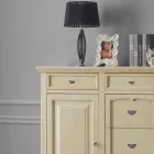 Kompleks klasik në dru Tanganica me 6 sirtarë dhe 2 dyer Prodhuar në Itali - Bragi Viadurini