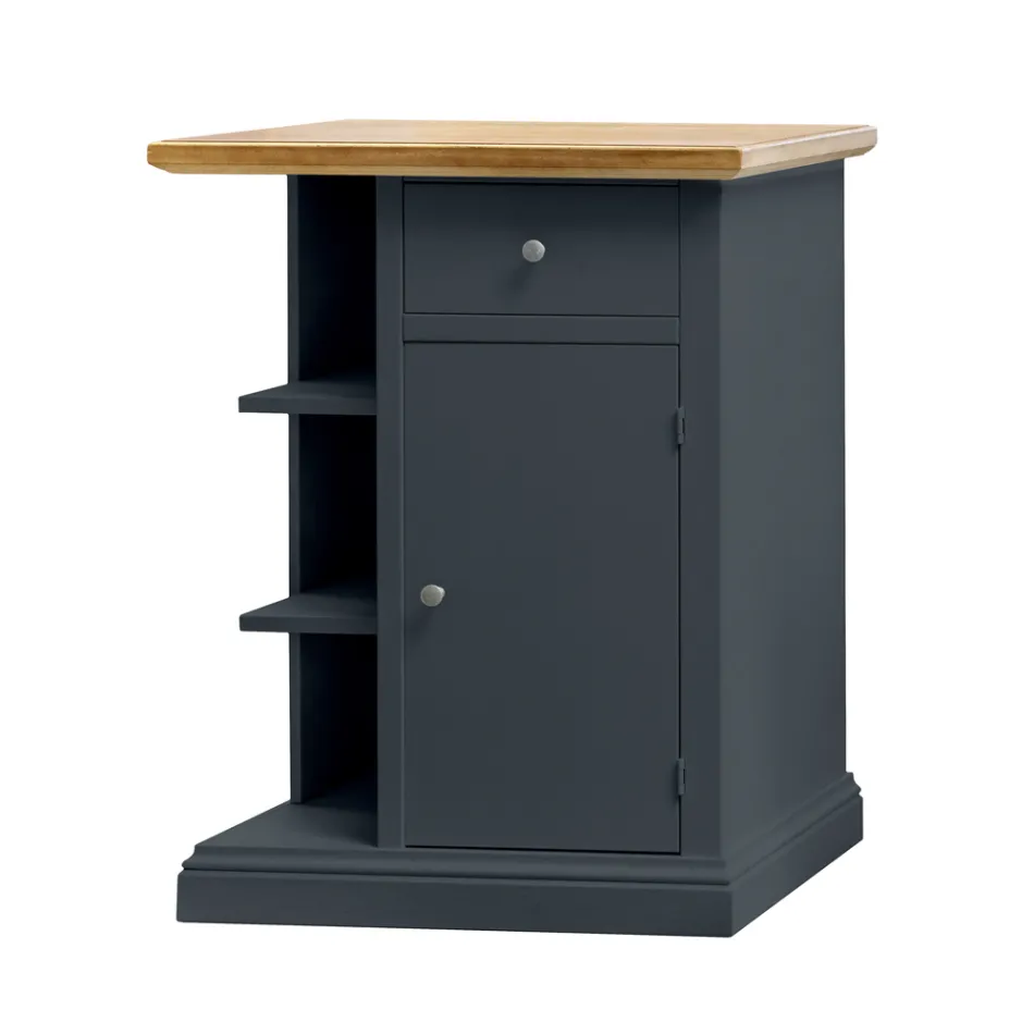 Tabela bufe me 1 derë, 1 sirtar dhe 3 ndarje të hapura Made in Italy - Hoder Viadurini