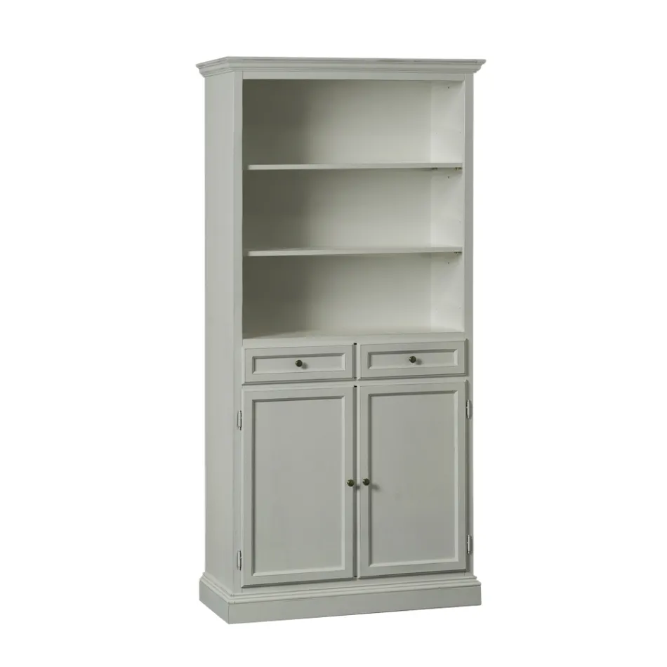 Tabela bufe me 2 dyer, 2 sirtarë dhe 2 rafte të hapura prodhuar në Itali - Camene Viadurini