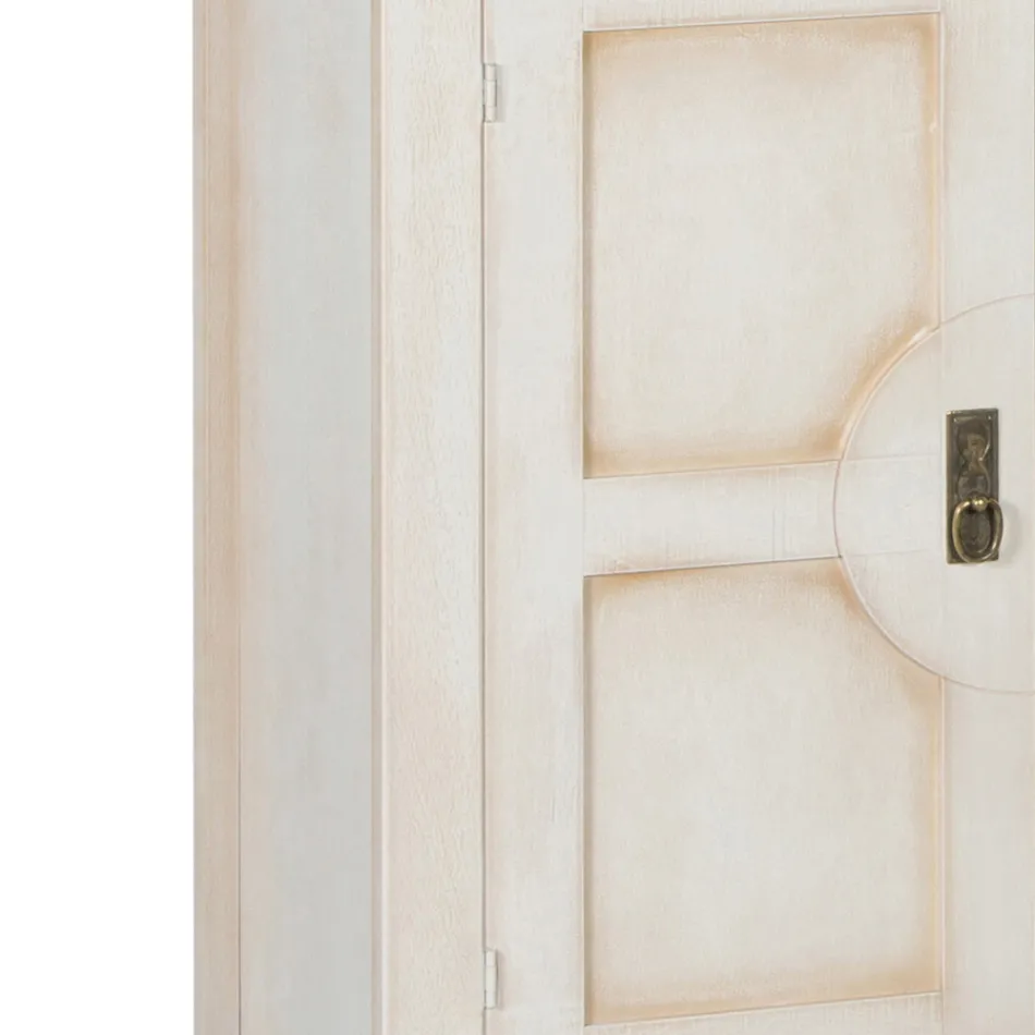 Tabela bufe me 2 dyer dhe 2 sirtarë me dekorime të ndryshme të prodhuara në Itali - Hanuman Viadurini