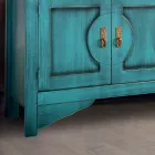 Tabela bufeje me 3 dyer dhe 3 sirtarë me dekorime të ndryshme Prodhuar në Itali - Ganesha Viadurini