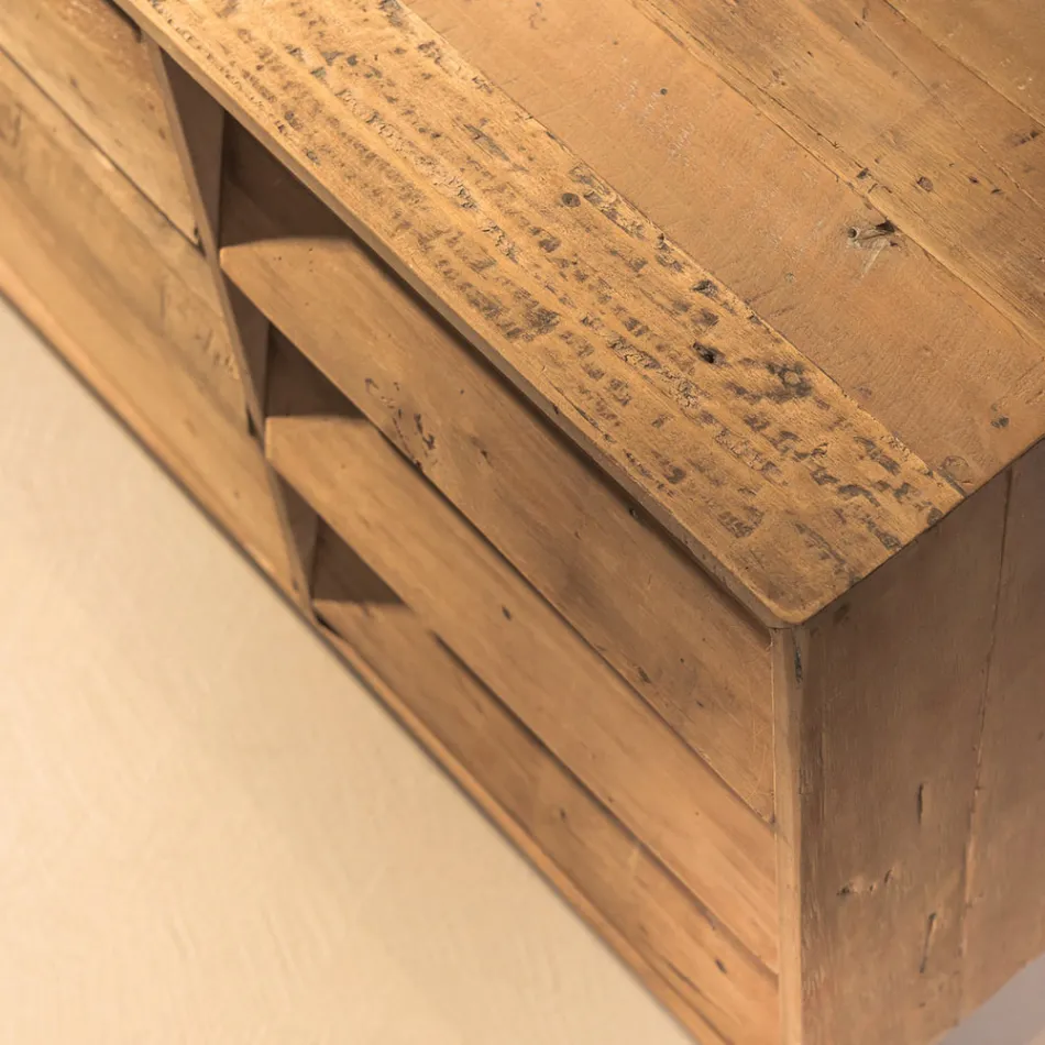 Kompleksi i dhomës së ndenjes me 2 dyer qendrore dhe 6 sirtarë anësor - Rrëshqitje Viadurini