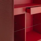 Bufe për Dhomë Ndenjeje me 2 Dyer me Ngjyrë Diamanti, Prodhuar në Itali - Sagittario Viadurini