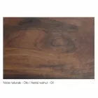 Dizajni modern i tryezës në dru të ngurtë, W192 x D 50 cm, Terezë Viadurini