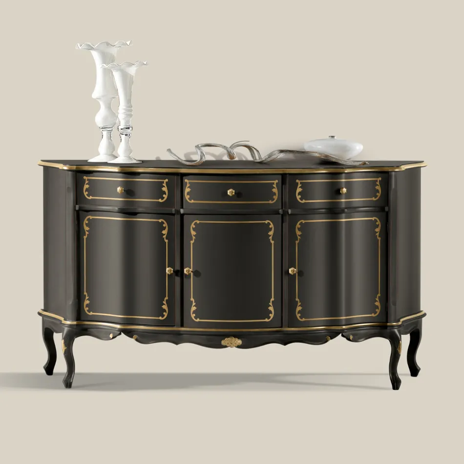 Komfesion luksoz me 3 dyer dhe 3 sirtarë druri të prodhuara në Itali - Leonor Viadurini