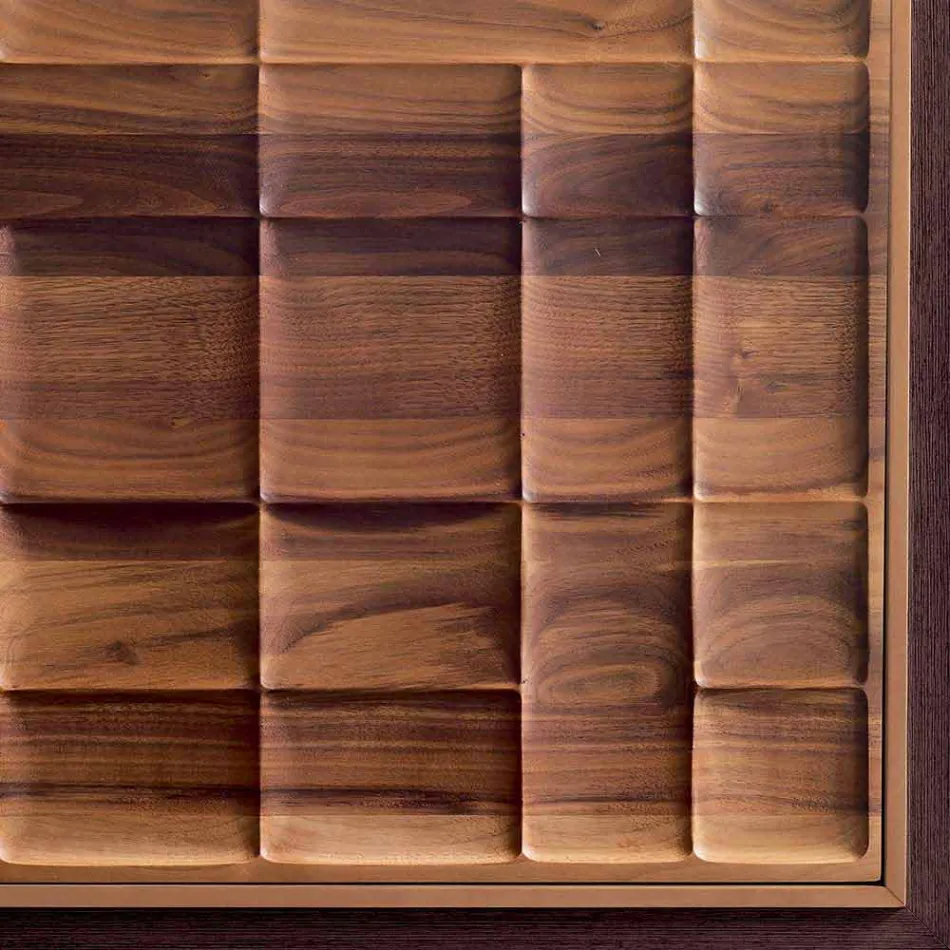 Dizajni modern i tryezës me 3 dyer të forta druri Anna Viadurini