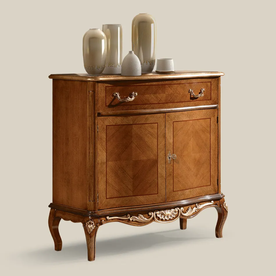 Kompleksi klasik i dhomës së ndenjes Avio Blu ose Druri i Arrës Prodhuar në Itali - Chantilly Viadurini