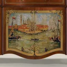 Kompleksi luksoz i dhomës së ndenjes në klasike të prodhuar në Itali, druri - Caligola Viadurini