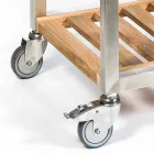 Kuzhina në natyrë në çelik dhe dru me Teppanyaki - Buoncalliope Viadurini