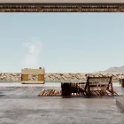 Kuzhina e jashtme 141x70x93 cm E punuar me dru tik dhe alumini - Stilosa Viadurini