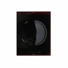 Kuzhina moderne e kopshtit në natyrë në rrota prej druri dhe çeliku - Buoncalliope Viadurini