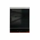 Kuzhina moderne e kopshtit në natyrë në rrota prej druri dhe çeliku - Buoncalliope Viadurini