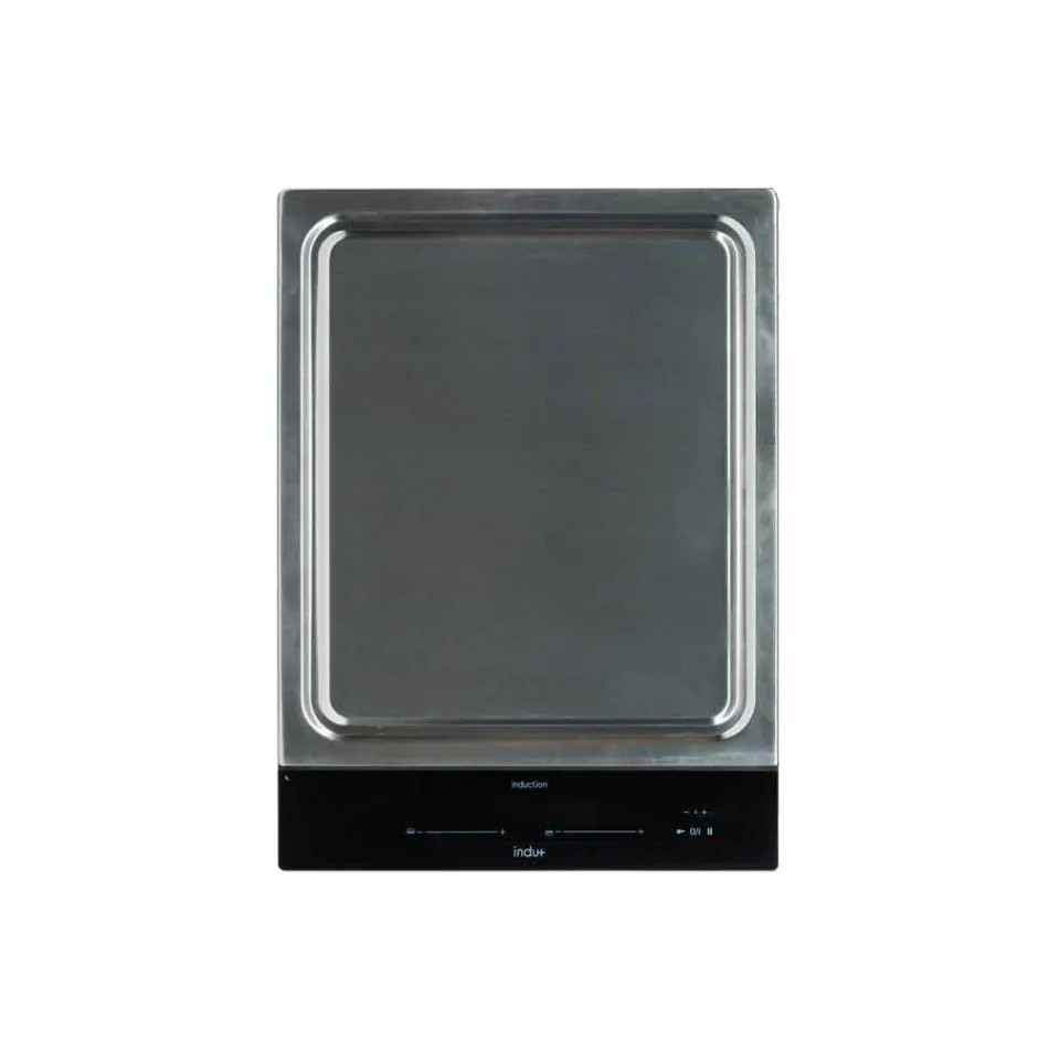 Kuzhina moderne e kopshtit në natyrë në rrota prej druri dhe çeliku - Buoncalliope Viadurini