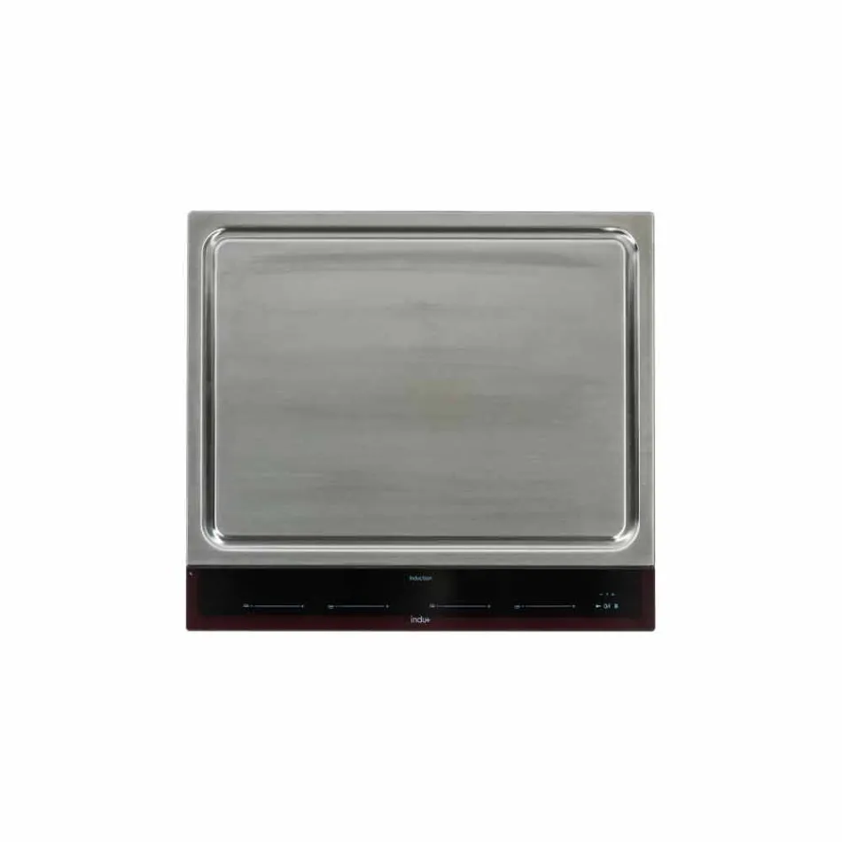 Kuzhina moderne e kopshtit në natyrë në rrota prej druri dhe çeliku - Buoncalliope Viadurini