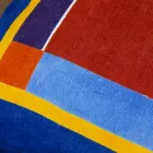 Jastëk i Artit Italian në Hemp pikturuar dhe Pije dorë Unique Pije - Markat Viadurini