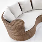 Garden Daybad në Polyrattan Fiber 2 Elements - Woman Viadurini