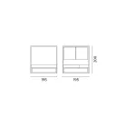 Krevat dite në natyrë me strukturë alumini të bardhë të shtrirë - Jurica Viadurini