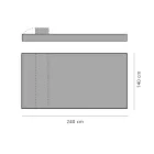 Krevat diteje dyshe me dizajn luksoz Prodhuar në Itali - Emanuela Viadurini