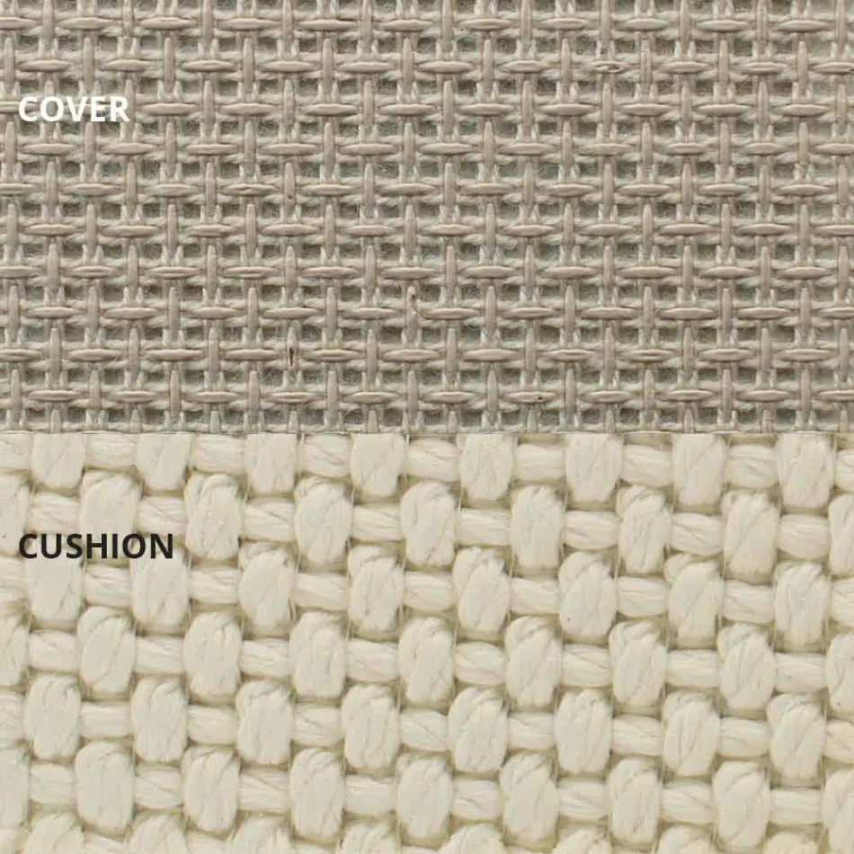 Kopsht luksoz me kopsht me dizajn rrumbullakët me parazol - Ulm Moon nga Vondom Viadurini